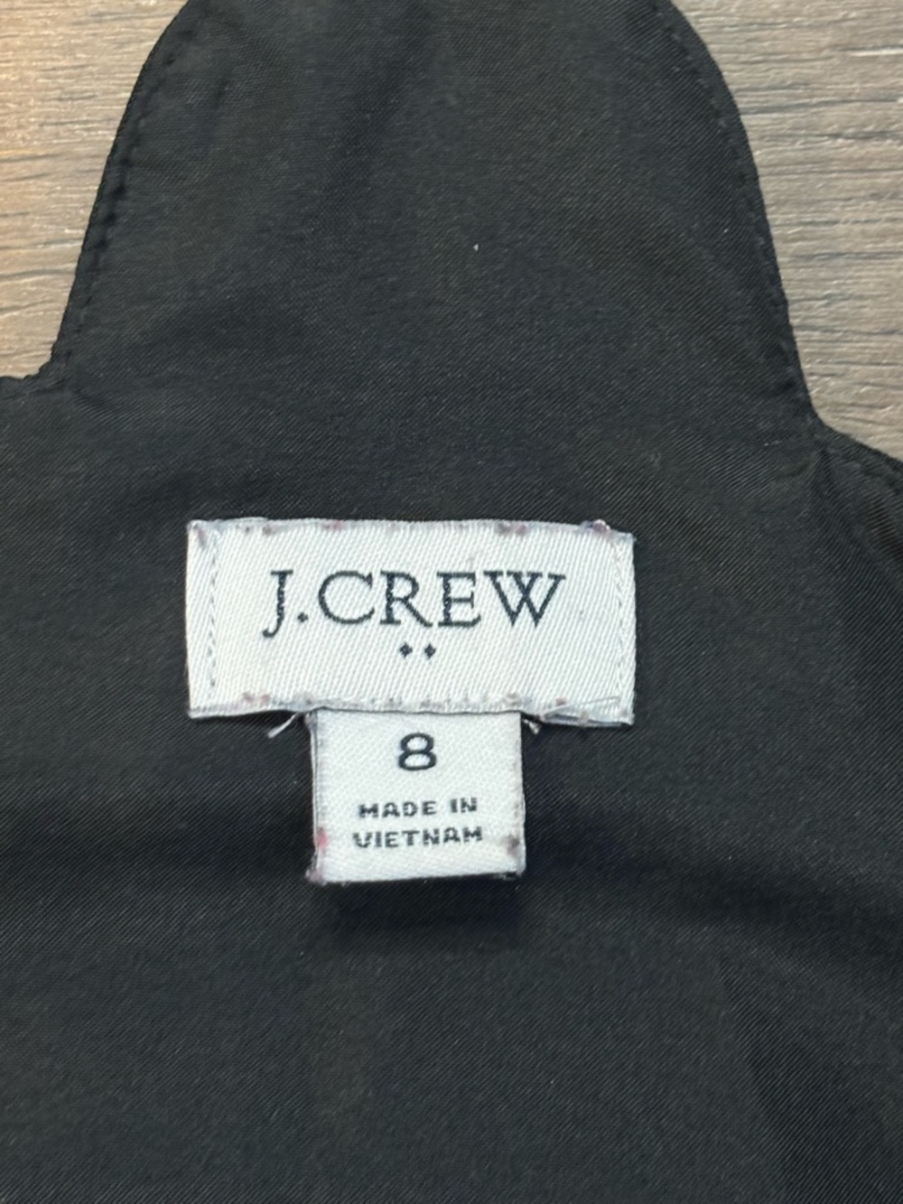 J. Crew Black Scallop-Edge Camisole - Picture 6 of 7